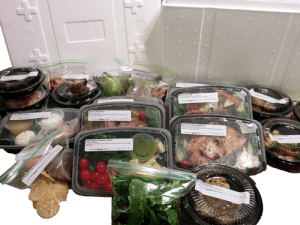 A sample of our home diet delivery